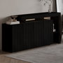 Hanah Home Beliz - Wood Black